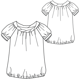 Fashion sewing patterns for LADIES T-Shirts T-Shirt 2811